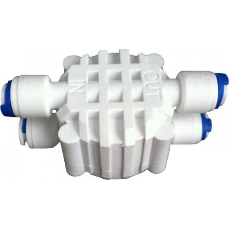 Vanne d'arrêt Automatique à 4 Voies pour système d'osmose Inverse,filtration d'eau potable à osmose inverse (1/5)