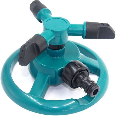Sprinkler Garden Sprinklers Automatic 360 Degree Rotating Lawn Watering Cans Rotating Nozzle Water Sprinkler System Garden System Easy to Install and Durable (Color :(Green)) (1/4)