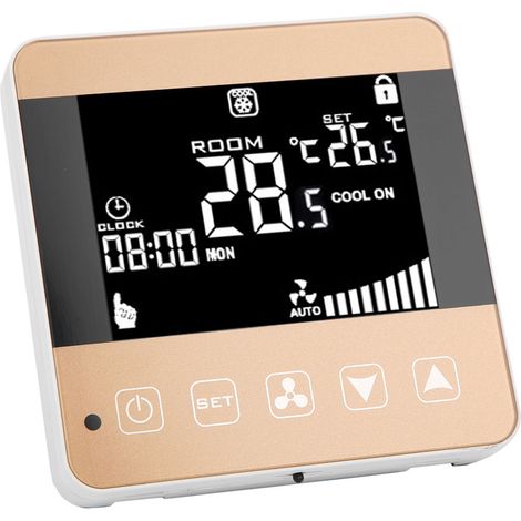 Intelligenter digitaler LCD-Thermostat-Temperaturregler für zentrale Klimaanlagen (WLAN-Typ) (1/5)