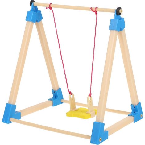 Balançoire miniature pour maison de poupée, accessoire de jardin, lot de 2 (1/5)