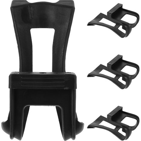 Lot de 4 cale-pieds réglables pour pédales de vélo, cage à pieds pour l'entraînement (1/5)