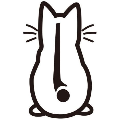 Autocollant pour essuie-glace de chat, autocollant de pare-brise de chaton de dessin animé drôle, autocollants d'animaux pour fenêtre de voiture, autocollants décoratifs pour ordinateur de voiture (1/5)