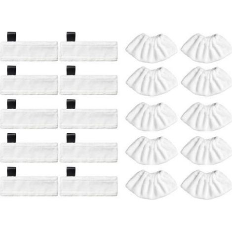 Chiffons pour Vadrouille à Vapeur pour Karcher Easyfix SC1 SC2 SC3 SC4 SC5 Tampon de Nettoyage en Microfibre de STEAM CLEANER (1/4)