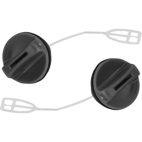 Lot de 2 bouchons de réservoir pour tronçonneuse HUSQVARNA 340 345 346 350 353 362 365 371 – Nylon durable – Remplacement de haute qualité (1/5)