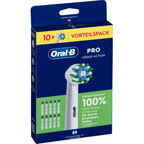 Oral-B Pro CrossAction 10er Aufsteckbürsten