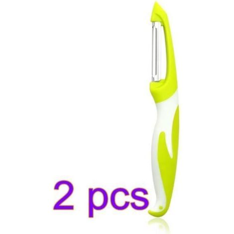 2pcs Éplucheur de pommes de terre Éplucheur de fruits et légumes Éplucheur (1/4)