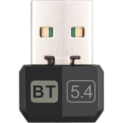 Adaptateur Bluetooth 5.4, Cle Bluetooth Pour Pc Carte Bluetooth Pc, Clé Dongle Bluetooth, Adaptateur Usb Bluetooth Pc Pour Pc[J160] (1/5)