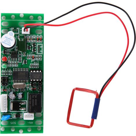 Module lecteur RFID 125 kHz avec carte de contrôle intégrée pour contrôleur d'accès 9-12 V