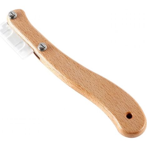 Couteau à pain avec manche en bois, 5 lames, outil créatif pour découper le pain, coupe-gâteau, couteau à pain au levain avec couvercle (1/5)