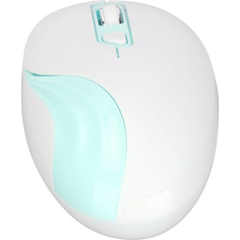 Souris sans fil 2,4 GHz, DPI réglable, design ergonomique, souris bleue pour ordinateur portable et de bureau