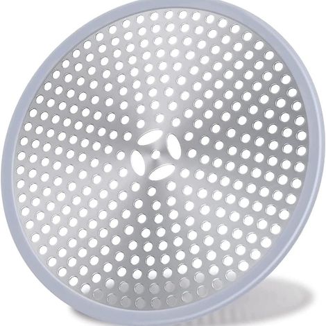 Coperchio di scarico a pavimento in acciaio inox per WC e bagni (1/4)
