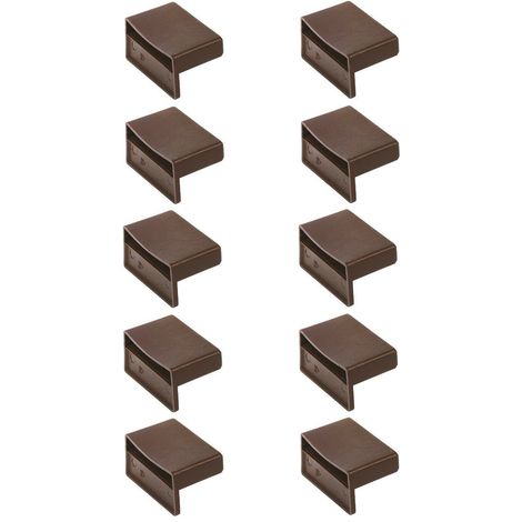 10x Support Lattes pour sommier 53mm Plastique Embout lit Meuble Flexible Latte (1/2)
