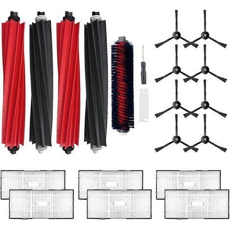 Filtre pour aspirateur brosse pour aspirateur Filtre de brosse pour aspirateur filtre de Accessoires Kit pour Roborock S8 S8+ Plus S8 Pro Ultra Robot Aspirateur Dual Main Brosse Side HEPA Filtre Serpi (1/5)