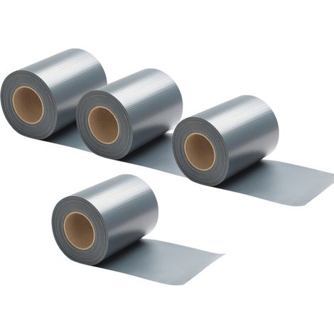 SWANEW Schermo per la privacy da giardino resistente alle intemperie Recinto da giardino 4 pezzi PVC antracite 50mx19cm (1/5)