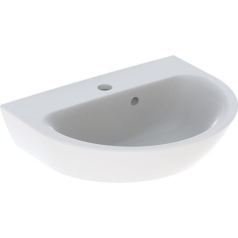 Geberit Renova Handwaschbecken, 1 Hahnloch, asymmetrischer (1/5)