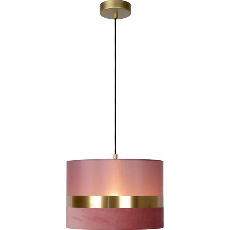 Lampada a sospensione rosa/oro Extravaganza E27 Lucide (1/5)