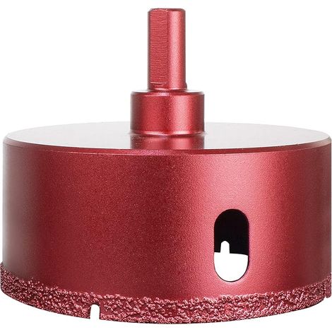 Diamantés Scie Cloche Foret, Coupe-Trou de Performance pour Verre/Tuile/Granit/Marbre (80mm), idéales pour percer le carrelage (1/5)