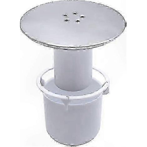 Cache-bonde de douche avec protection pour trou de 90 mm/115 mm (1/5)