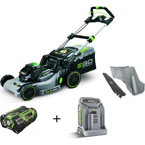 Tosaerba a batteria EGO LM 1903 E-SP con batteria 5.0 Ah e caricabatterie rapido (1/4)