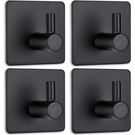 Set di appendiabiti da soppalco Kotos, neri (1/5)