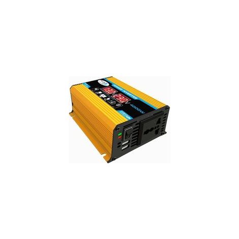 Convertisseur de tension 12V 220V – Pur sinus 4000W – Affichage double tension – Ports USB 4.2A pour appareils de cuisine (1/5)
