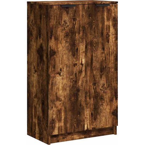 Schuhschrank Eiche Rauch 59x35x100 cm Ingenieurholz