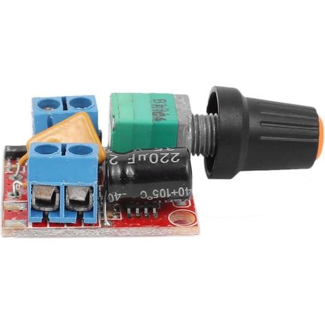 Régulateur de Tension du Moteur à Courant continu DC 3V-35V 5A Contrôleur PWM Stepless DC 3V 6V 12V 24V 35V Régulateur de Tension Variable (1/5)