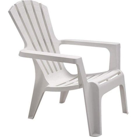 Progarden Maryland silla de exterior blanca apilable