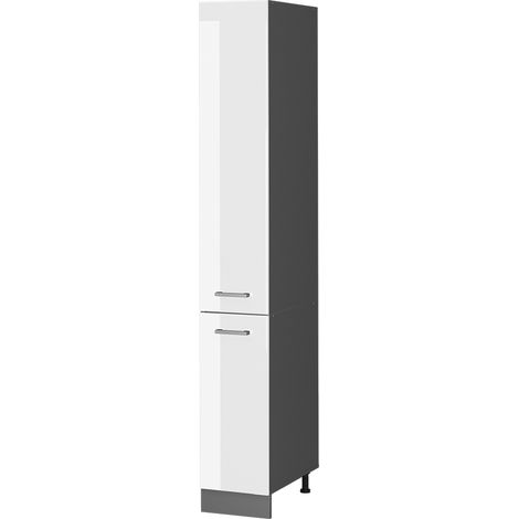 Armadio da farmacia R-Line, Bianco lucido, 30 cm, Vicco