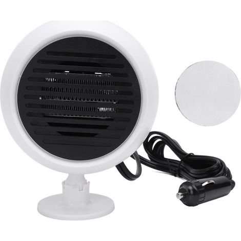 Jeffergarden Chauffage de voiture portable Star Planet, dégivrage, désembuage, chauffage rapide, adapté aux véhicules, blanc, 12 V