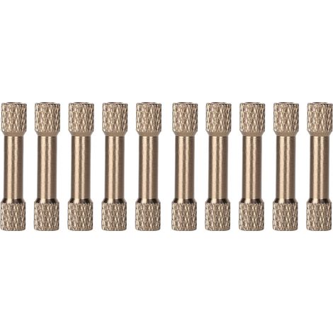 Entretoise M3 x 30mm en alliage d'aluminium anodisé, gris titane, colonne filetée interne, kit de 10 pièces pour drone, entretoise hexagonale légère et résistante. (1/5)