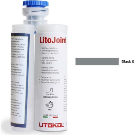 Colle epoxy bi-composant LitoJoint EVO LITOKOL LitoJoint EVO LITOKOL Black 0 (gris foncé)