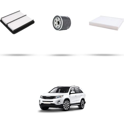 Kit tagliando 3 filtri compatibile con Kia Sorento II (XM) 2.4 VVT 128kw dal 2009 (1/5)