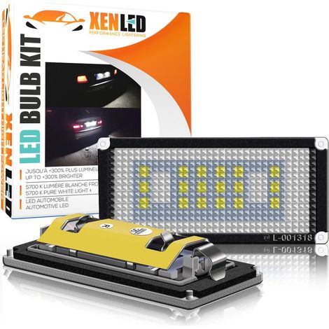 Pack modules LED plaque arrière BMW E46 2 portes 04 à 06 BMW E46 2D facelift (04-06) et E46 M3 2D facelift (04-06) (1/5)