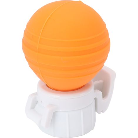 Bouchon en silicone pour bouteille de soda, étanche, pour boissons gazeuses, bouchon pour pompe à air, pour contenant à bulles, bouchon de protection, orange (1/5)