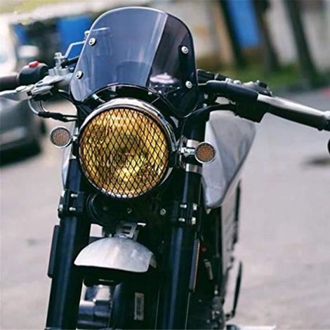 Moto Phare Pare-Brise de CaréNage Pare-Brise Compatible pour Triumph Bonneville 2001-2017, T100 2003-2017 (FuméE)-Ywey (1/5)