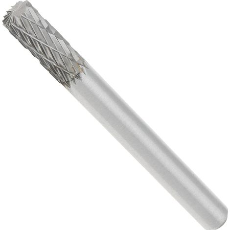 1 Pièce de Meuleuse en Carbure de 6mm X 16mm X 60mm Tige de 6 Mm Pointe de 16mm Forme de Cylindre Outil de Fraise Rotative en Carbure pour Le Polissage du Bois Et du Métal Mou Sculpture (1/5)