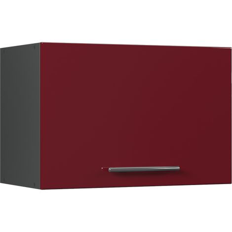 Pensile da cucina Fame-Line, Bordeaux lucido/Antracite, 60 cm, Vicco (1/5)