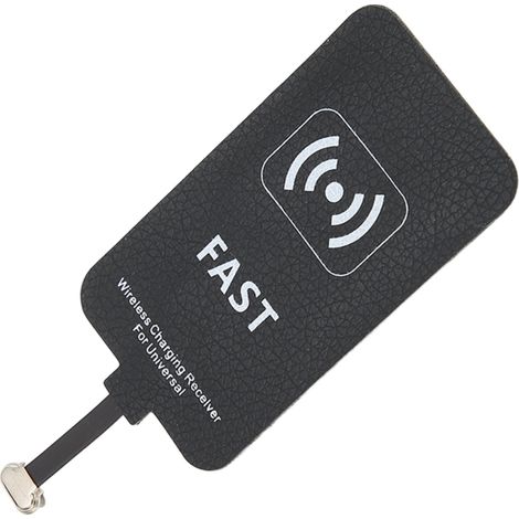 Receptor de carga inalámbrica de 5V 2A 10W, módulo de chip receptor de carga inalámbrica para teléfonos con interfaz micro USB invertida.