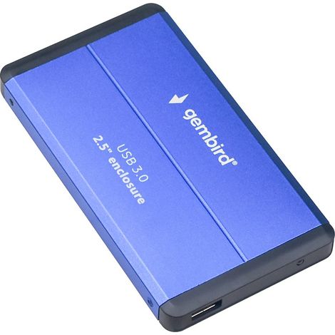 Boîtier pour disque dur Gembird EE2-U3S-2-B 2,5" USB 3.0, bleu (1/5)