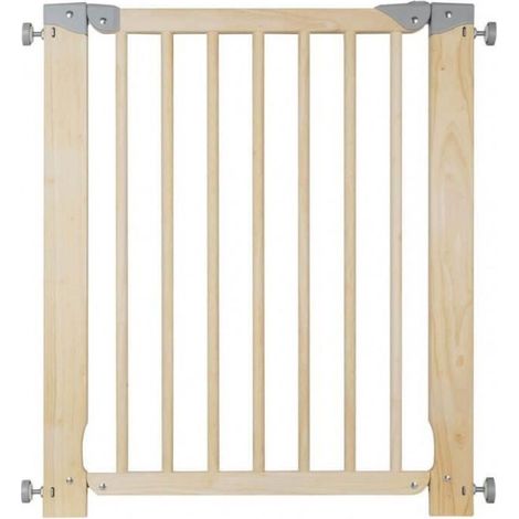 Nordlinger – Barrière de sécurité enfant amovible 70-75 cm – Hauteur 77 cm – Fixation par pression à 4 points – Conforme norme NF EN 1930 – Certifiée 100% FSC (1/7)
