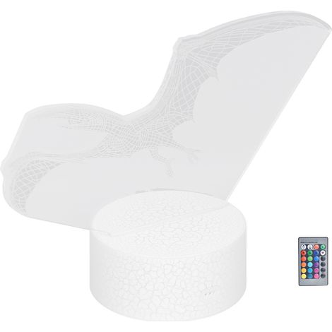 Veilleuse télécommandée, 16 couleurs, luminosité réglable - cadeau d'anniversaire idéal pour les garçons et les filles (1/5)