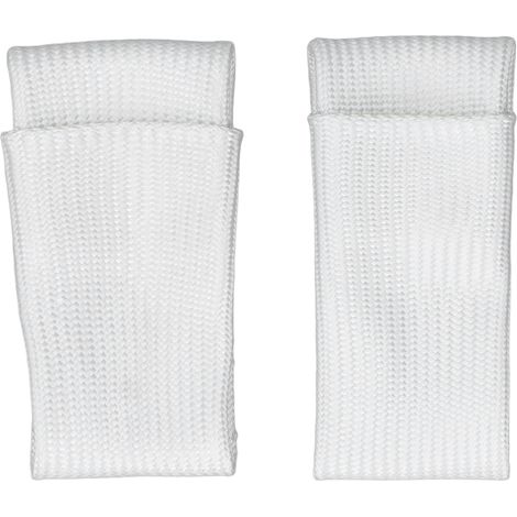 Lot de 2 protège-doigts en fibre de verre, isolation thermique, pour soudage TIG, tailles XL et L, blanc (1/5)