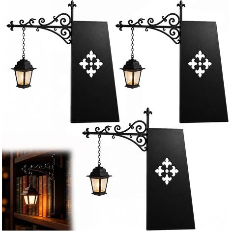 Library Lights - Decorative lighting, small library lights, retro LED reading lights, suitable for reading corners (1/4)