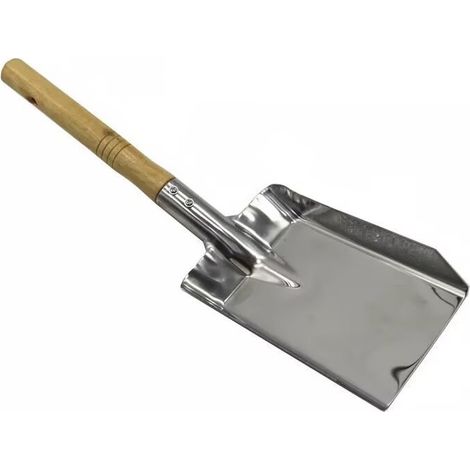 Pelle à poussière en à Manche en Bois (Petite pelle carrée) (1/2)
