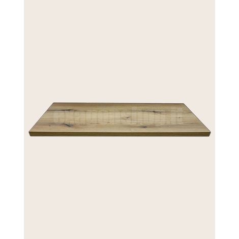 Mensola 60x46 per lavabo appoggio rovere effetto legno senza staffe (1/3)