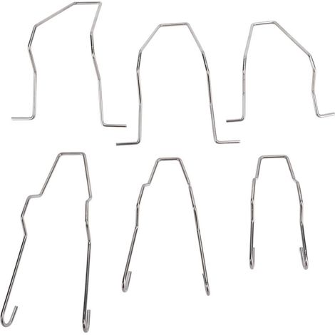 Lot de 6 Clips Fixation Ampoule Voiture Acier Inoxydable Anti-Rayures pour Phares H1 H3 H4 H7 (1/4)