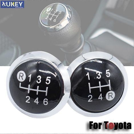 Cache-pommeau de levier de vitesse 5/6 vitesses pour Toyota Yaris 09-13, Corolla, Rav4, AYGO, C-HR, Avensis, Verso et Urbancruiser