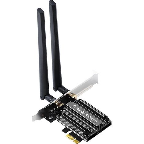 Adaptateur PCIe WiFi 6E AX5400 avec Bluetooth 5.3 (1/5)