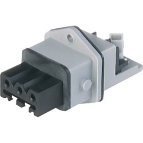 Hirschmann 932 142-106-1 Connettore di alimentazione STAKEI Presa verticale Tot poli: 3 + PE 16 A Grigio 1 pz.